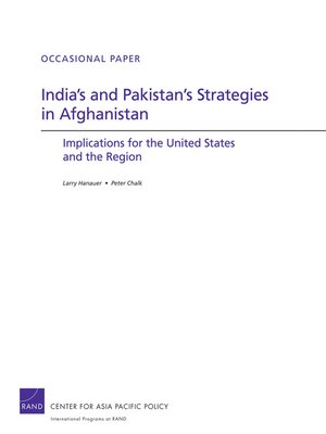 cover image of India's and Pakistan's Strategies in Afghanistan